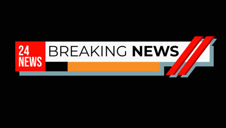 motion graphic of breaking news banners design