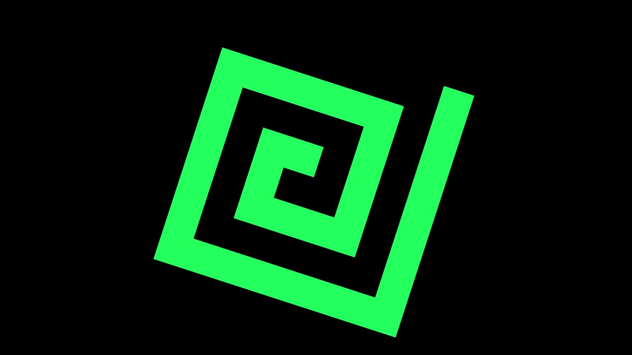 4K video model stroboscopic and hypnotic effect, in 16: 9 video format.