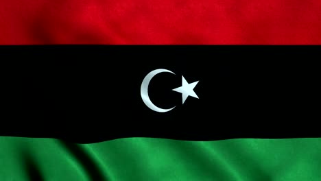 4k seamless loopable flag of libya