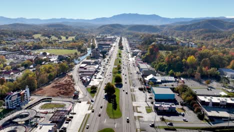 discesa aerea in pigeon forge tennessee traffico