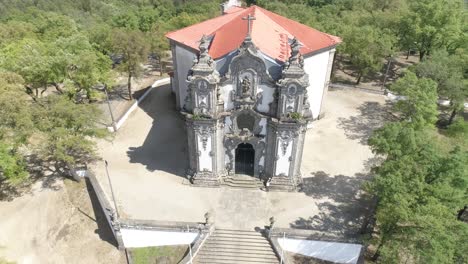 old church from the european mountains