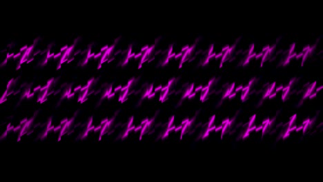 abstract pink geometric pattern on black background