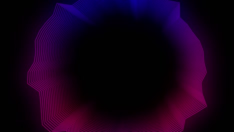 abstracto rosa púrpura gradiente líneas de neón geométricas. fondo 3d. estilo retro. tecnología futurista fondo abstracto. red, grandes datos, centro de datos, servidor, vj, internet, velocidad