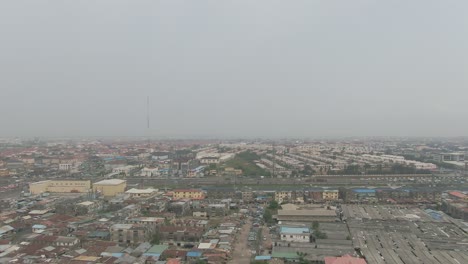 Lagos-Aéreos,-Nigeria,-áfrica