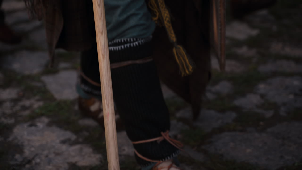 Historical Reenactment Scene