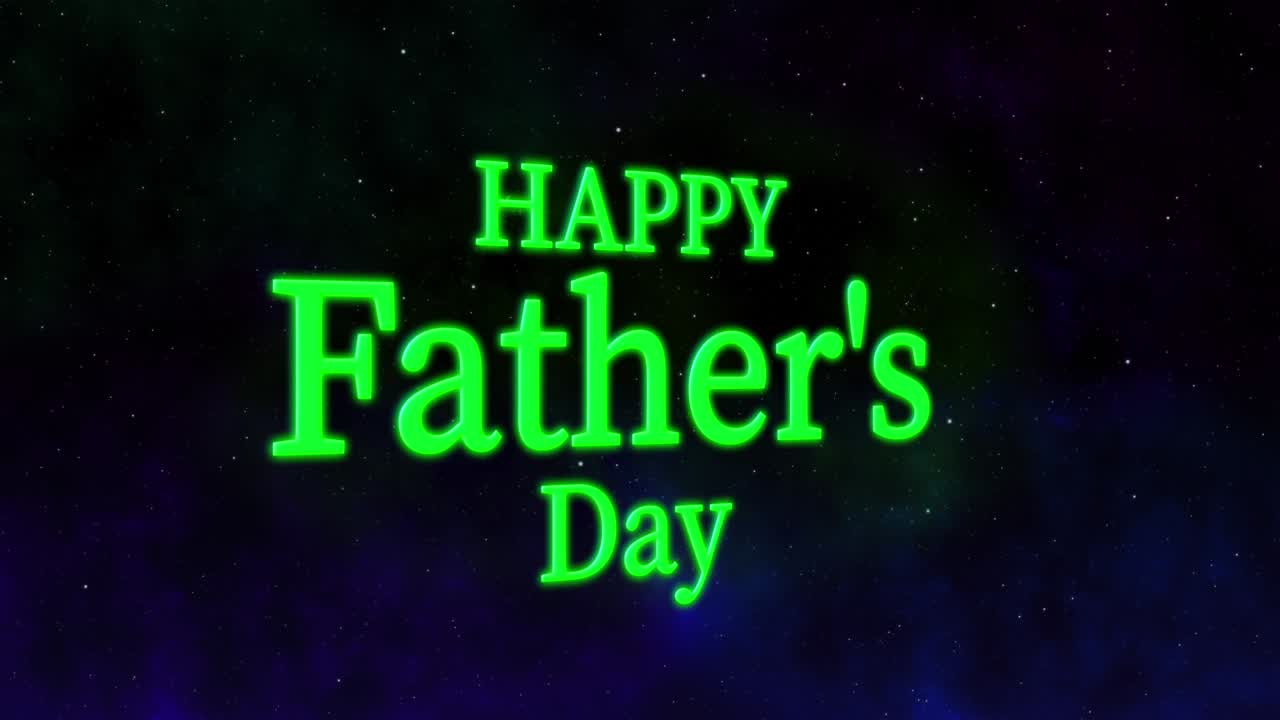 Grafica in movimento con messaggio e regalo per la Festa del Papà.