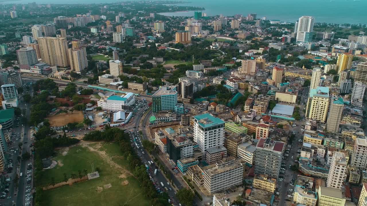 vista aérea de la ciudad de dar es salaam