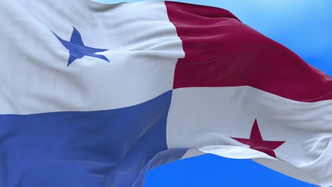 seamless loop of panama flag.