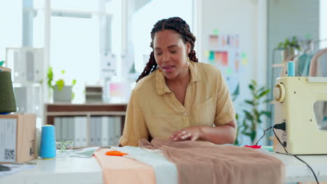 black woman, fashion and designer manufacturing
