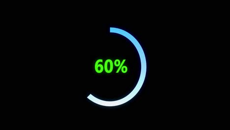 Circular-percentage-progress-bar-on-transparent-background