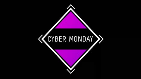 Texto-Blanco-Y-Morado-Del-Cyber-Monday-Que-Aparece-En-Una-Pantalla-Negra