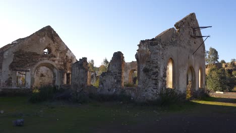 minas abandonadas de mina de sao domingos, en alentejo portugal