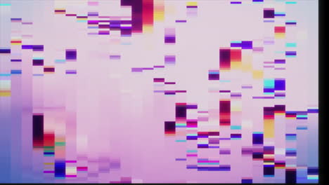 Pixelated Glitch Art Background
