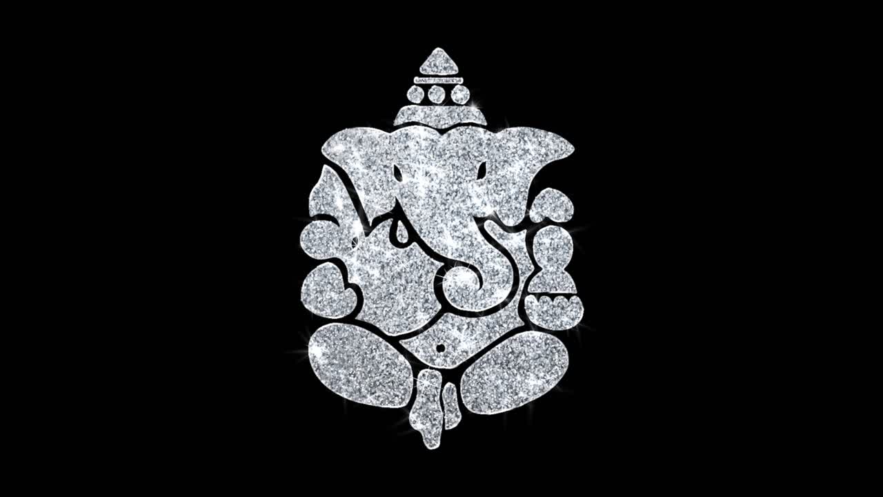 Sparkling Ganesha Symbol