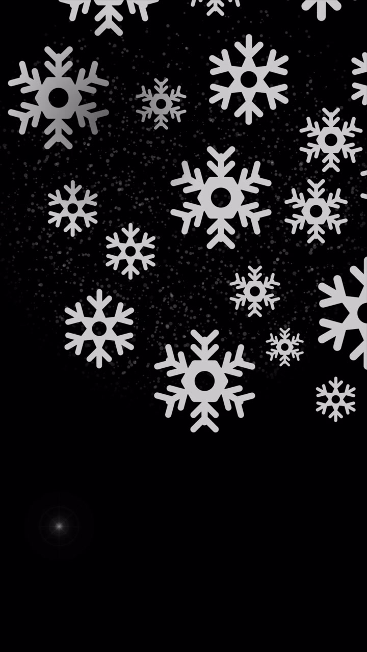 Vertical Christmas Background Falling Glitter Flakes Overlay