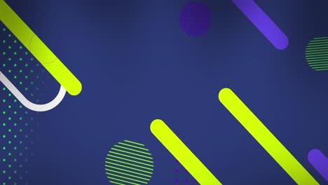 animation of abstract shapes moving on dark background