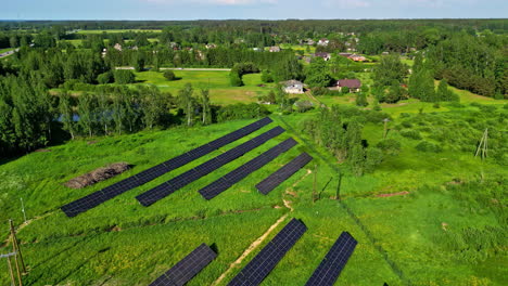 Panel-Solar-Producción-De-Energía-Limpia-Y-Verde-Configuración-Fuera-De-La-Red-Generación-De-Electricidad-A-Partir-Del-Sol