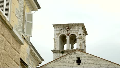 summer, sunshine view of the croatian old town - istria region - mediterranean sea-europe