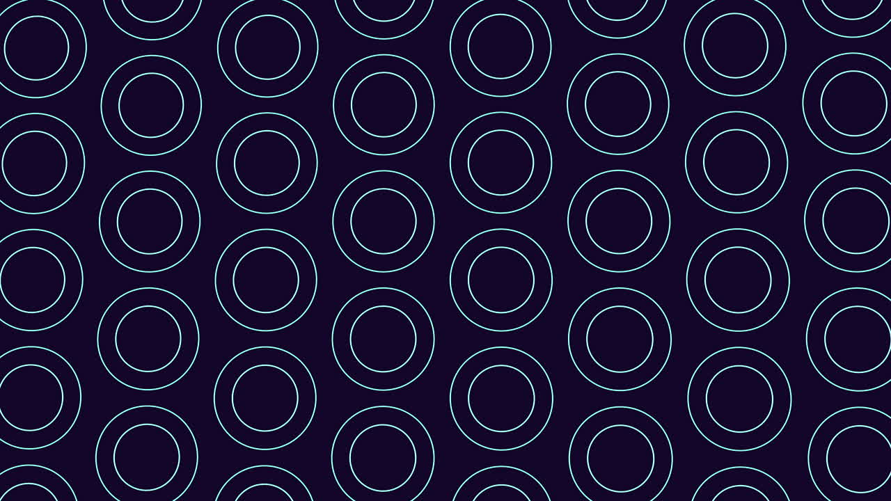 Blue rings and circles pattern