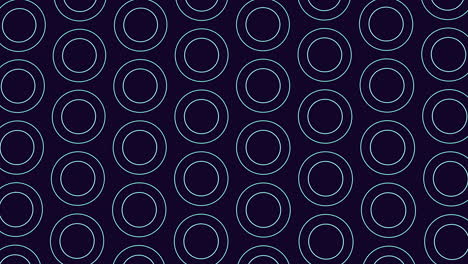 Blue rings and circles pattern