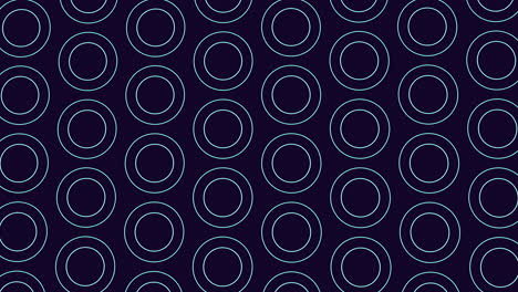 blue rings and circles pattern