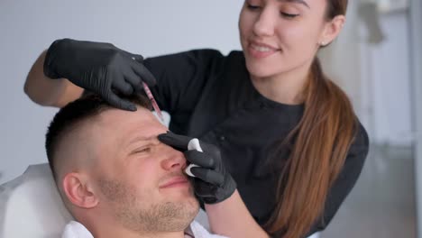 tratamiento por inyección facial