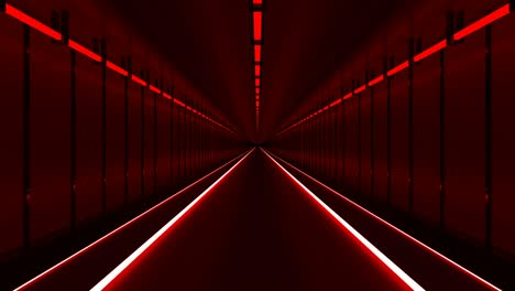elegant looped red bright party corridor
