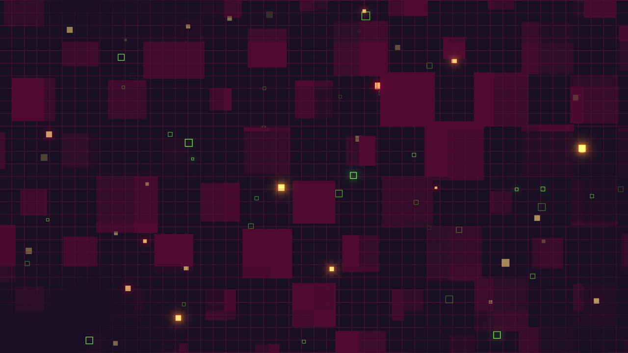 cuadrícula colorida de cuadrados patrón rojo, verde y azul