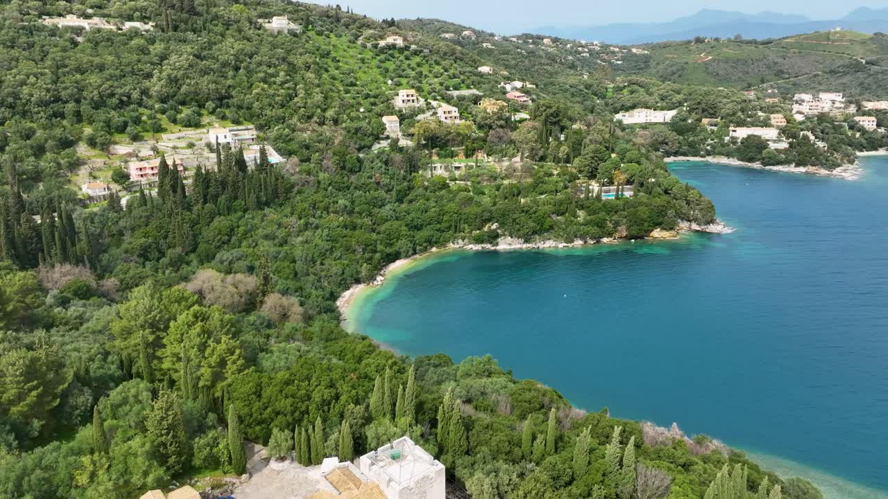 Corfu Island: Grand Rothschild Villa with Private Pool and Sea View