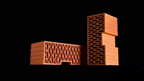 hollow perforated bricks