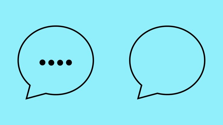 Bolle di dialogo, nuvole di messaggi con animazione della barra di caricamento circolare, Alpha Channel (sfondo trasparente + Loop 4K)