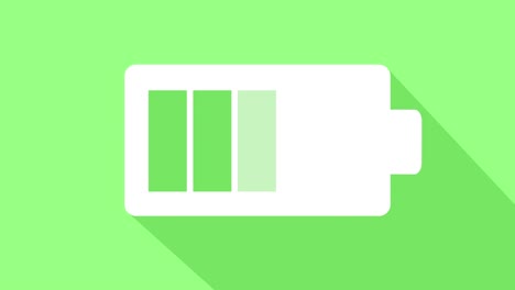 battery icon loop green