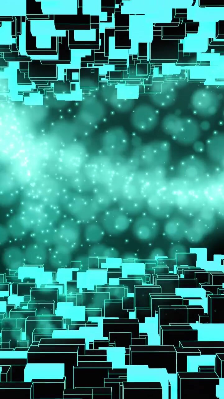 Animation of green mesh with network of connections