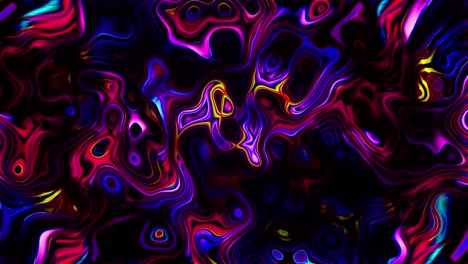 abstracto fantástico aceitoso colorido textura líquida de fondo línea de animación