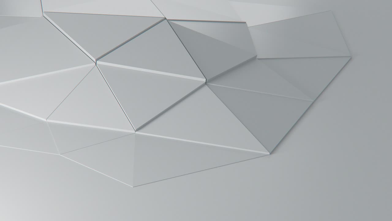 fondo abstracto blanco. bucle de luz suave patrón mínimo limpio, fondo de renderización 3d animado para presentación de negocios. células en movimiento. bucle sin costuras uhd.