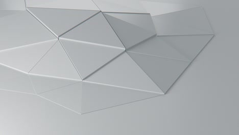 fondo abstracto blanco. bucle de luz suave patrón mínimo limpio, fondo de renderización 3d animado para presentación de negocios. células en movimiento. bucle sin costuras uhd.