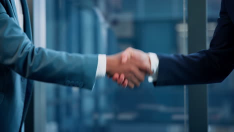 a business handshake
