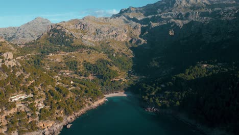 Cala-Tuent,-Palma-De-Mallorca-Island,-Near-Sa-Calobra