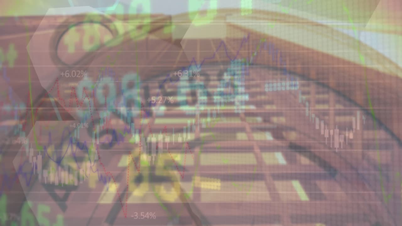 금융 데이터 처리의 24시간 애니메이션