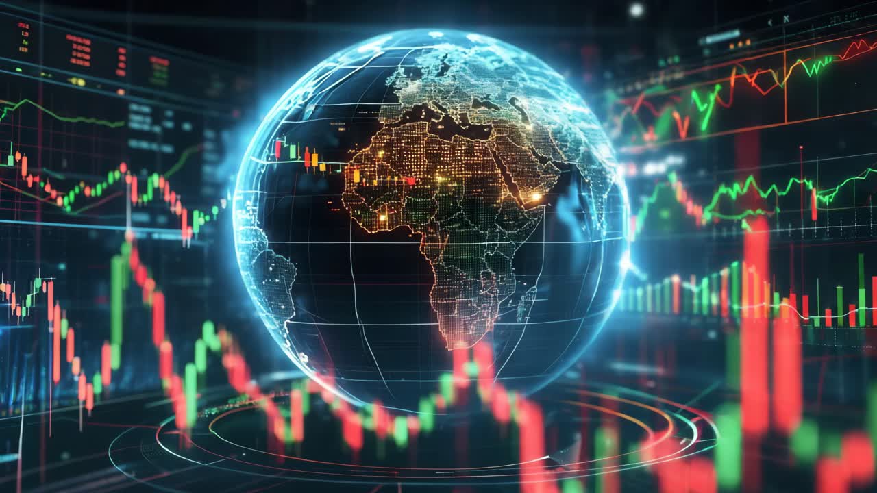 Visualizzazione dati dell'economia globale