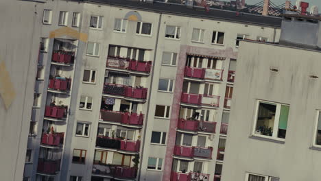 apartment building facades