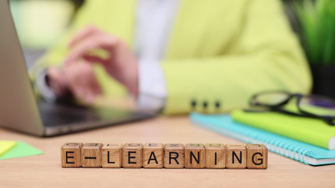 E-learning and online education concept