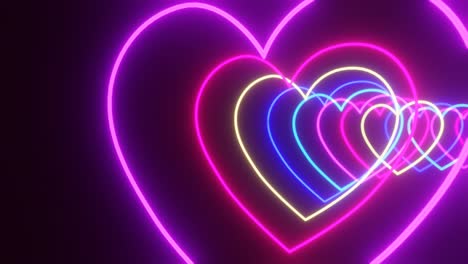 neon hearts