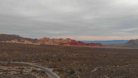 área de conservación nacional del cañón de roca roja autopista del desierto y paisaje