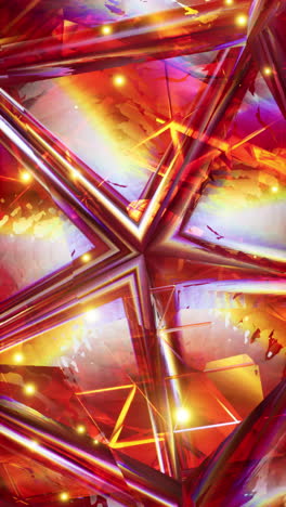 fondo de cristal geométrico abstracto