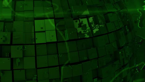 fondo de introducción de noticias del mapa del mundo digital 3d