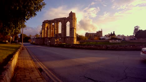 st. latin's george church ruin of an orthodox christian temple on the outskirts of the ancient fortress of famagusta
