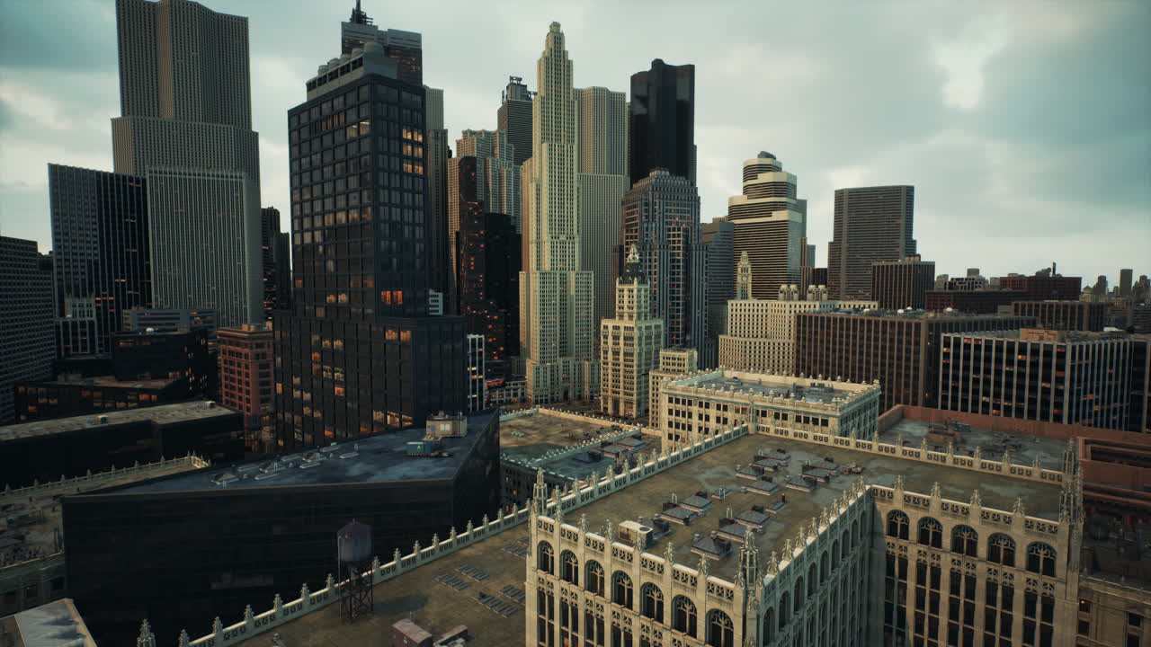 mirando hacia abajo a la ciudad de nueva york