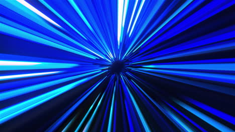 blue speed lines tunnel effect