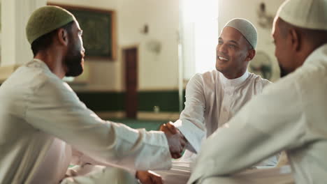 muslim men in mosque